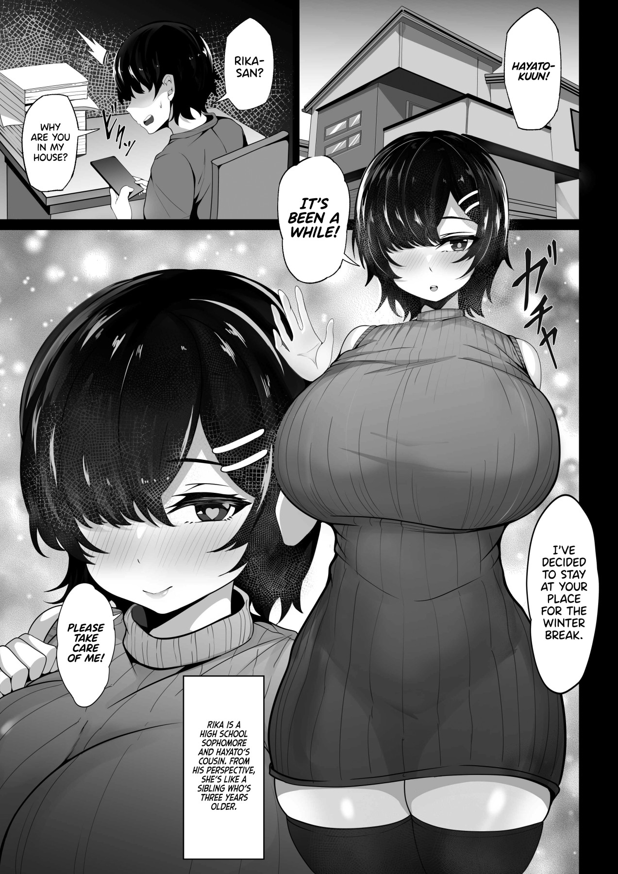 Hentai Manga Comic-You Won't Play With This Big-Breasted Nee-chan?-Read-4